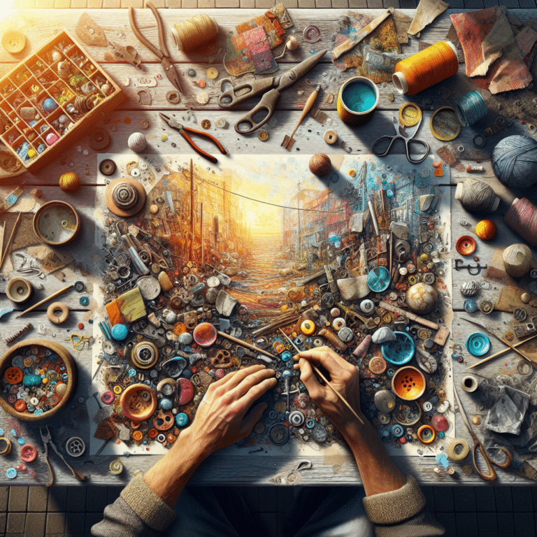 Art from Odds and Ends: Creative Reuse of Materials