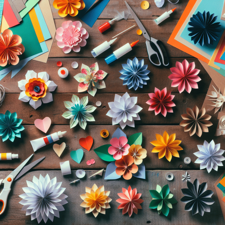 Step-by-Step Guide to Handmade Paper Flowers