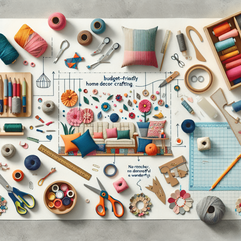 Budget-Friendly Home Decor Crafting