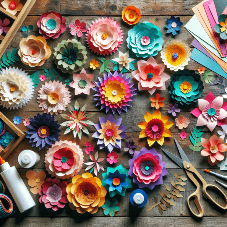 DIY Paper Flowers at Home