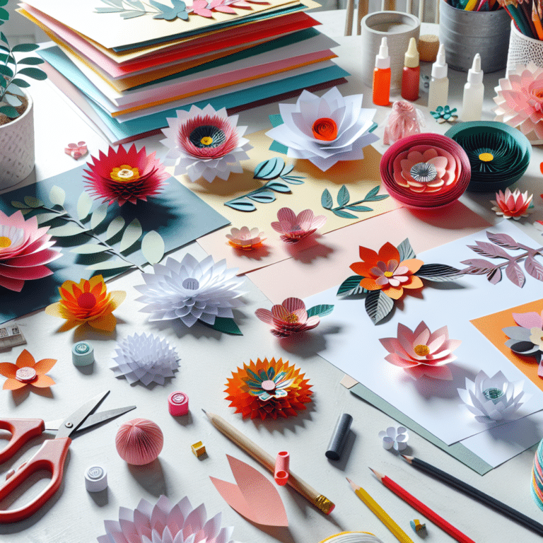 DIY Paper Flowers at Home