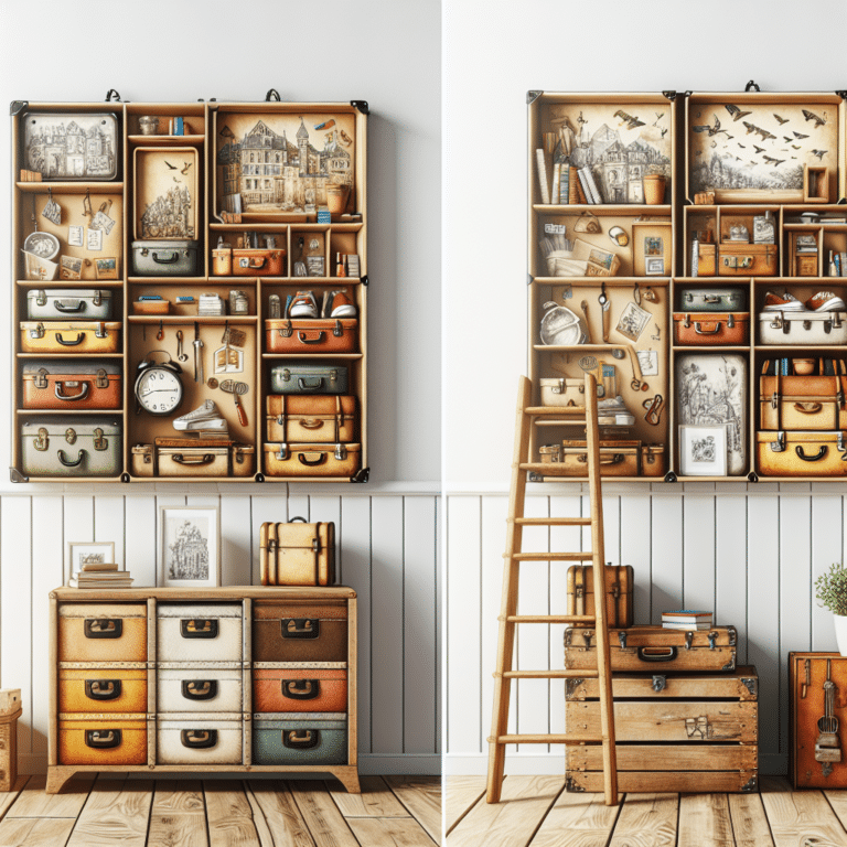 Declutter with Creativity: DIY Storage from Old Items