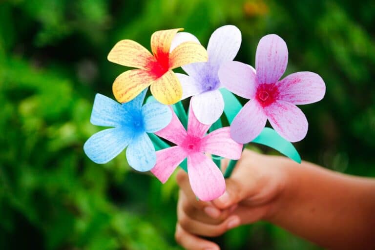 easy handmade flower crafts