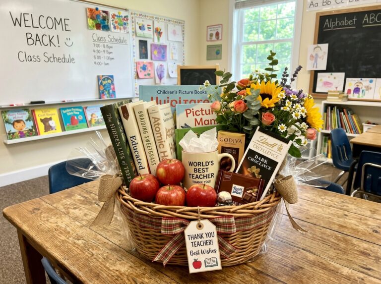 Teacher gift basket ideas
