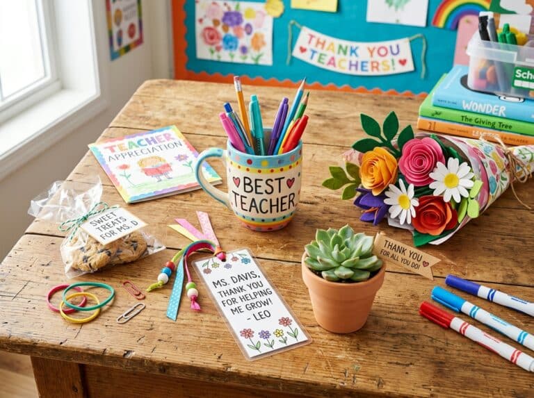 Handmade teacher gift ideas