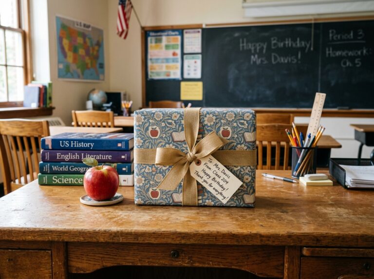 birthday gift for favourite teacher