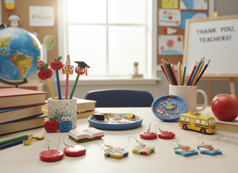 teacher appreciation polymer clay