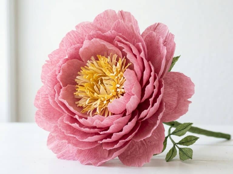 giant paper flower tutorial