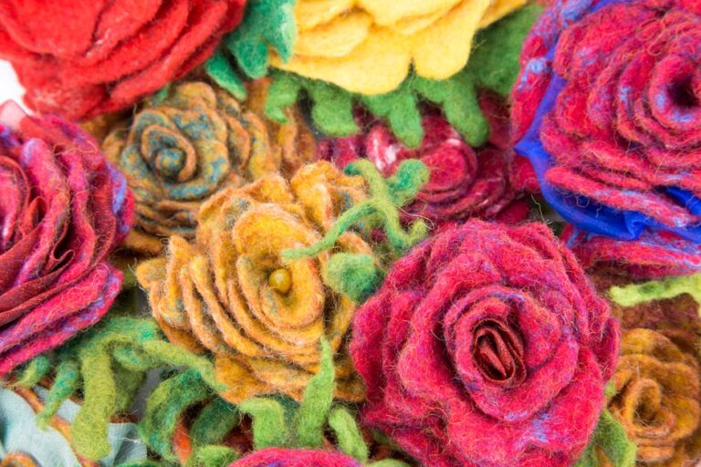 felt flower patterns free